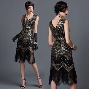The Great Gatsby 1920s Flapper Dress